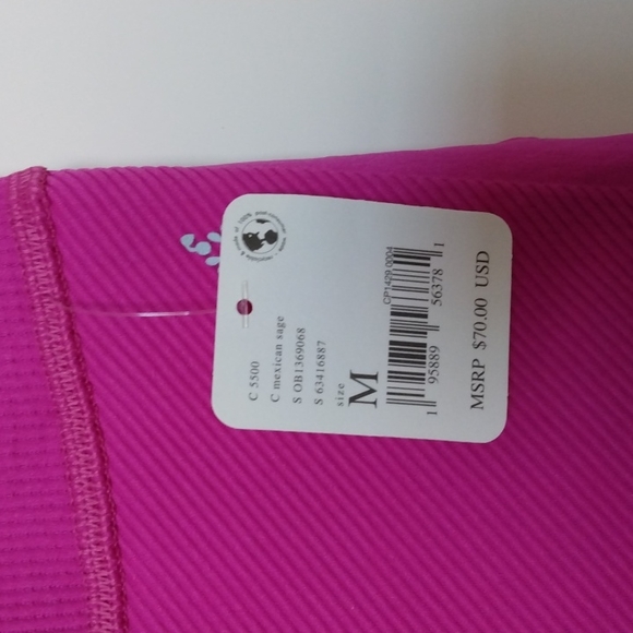 Free People Movement throw back textured leggings in Mexican sage NWT - Picture 2 of 5